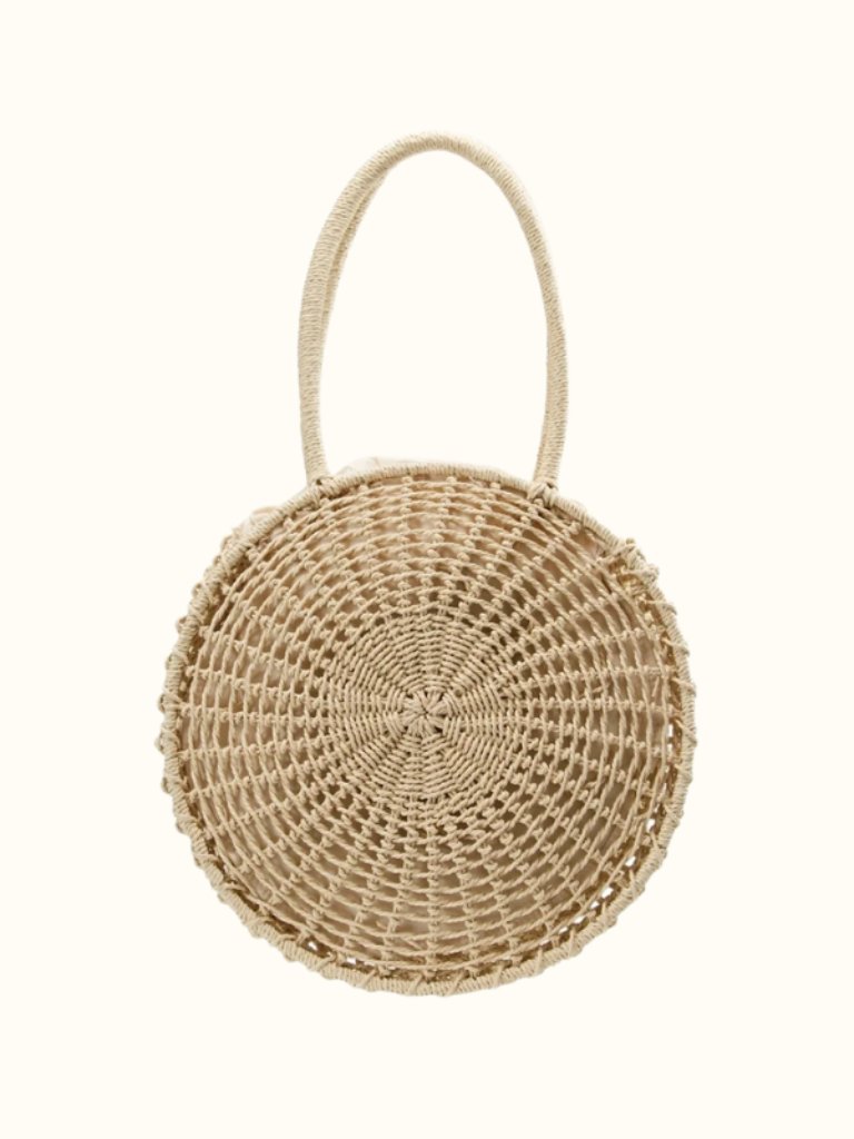Topshop Woven Circular Bag
